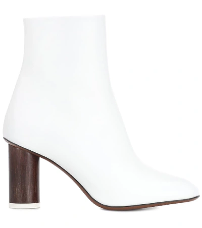 Shop Neous Spath Leather Ankle Boots In White