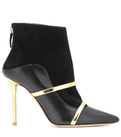 Shop Malone Souliers By Roy Luwolt Madison 100 Suede Ankle Boots In Black