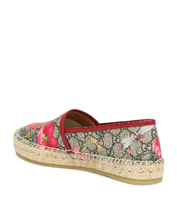 gucci floral espadrilles