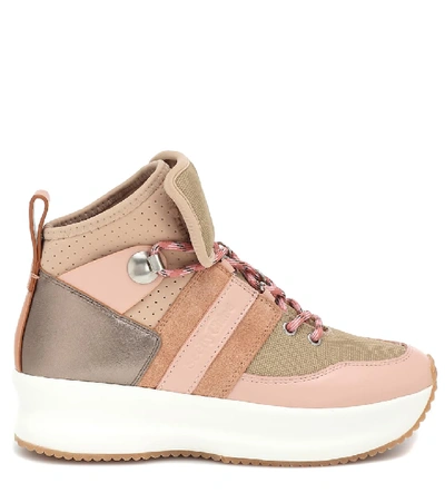 Shop See By Chloé High Top Sneakers In Multicoloured