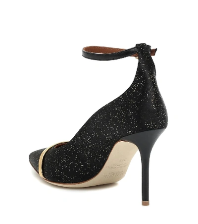 Shop Malone Souliers Molly 85 Satin Pumps In Black