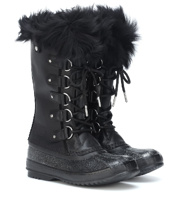 black joan of arctic boots