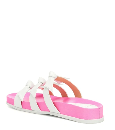 Shop Alexandre Birman Lolita Leather Sandals In Pink
