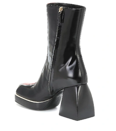 Shop Nodaleto Bulla Corta Leather Ankle Boots In Black