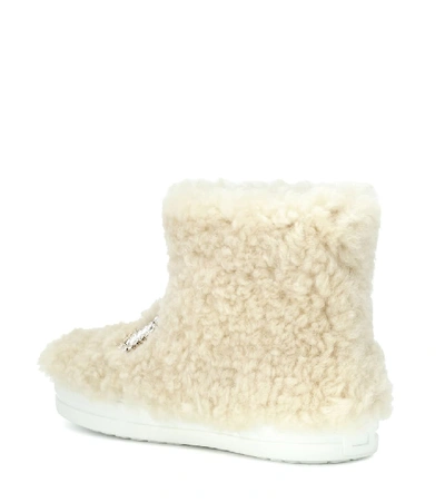 Shop Roger Vivier Sneaky Viv' High-top Fur Sneakers In White