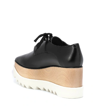 Shop Stella Mccartney Elyse Derby Platforms In Black