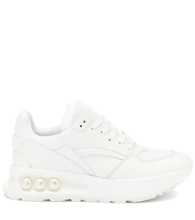 Shop Nicholas Kirkwood Nkp3 Platform Lace-up Sneakers In White