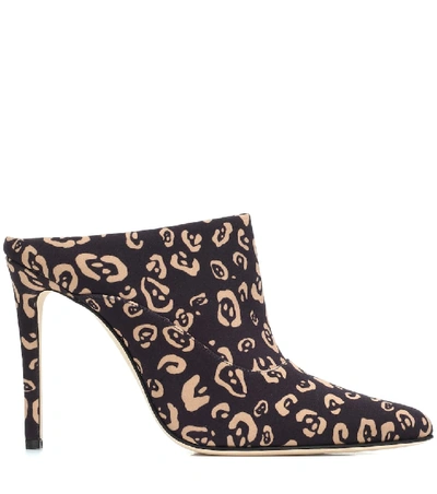 Shop Altuzarra Davidson Leopard-printed Mules In Black