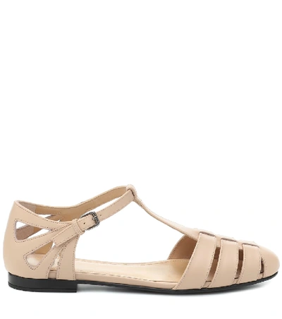 Shop Church's Rainbow Leather Sandals In Pink