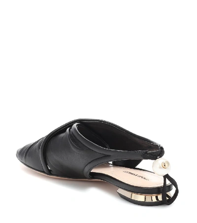 Shop Nicholas Kirkwood Delphi Leather Sandals In Black