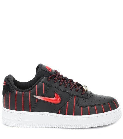 Shop Nike Air Force 1 Jewel Sneakers In Black
