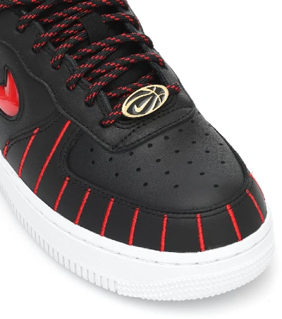 Shop Nike Air Force 1 Jewel Sneakers In Black