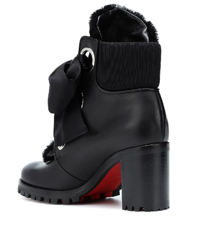 Shop Christian Louboutin Jenny From The Alps 70 Ankle Boots In Black