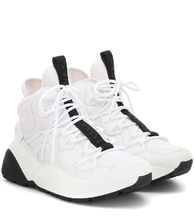 Shop Stella Mccartney Eclypse High-top Sneakers In White