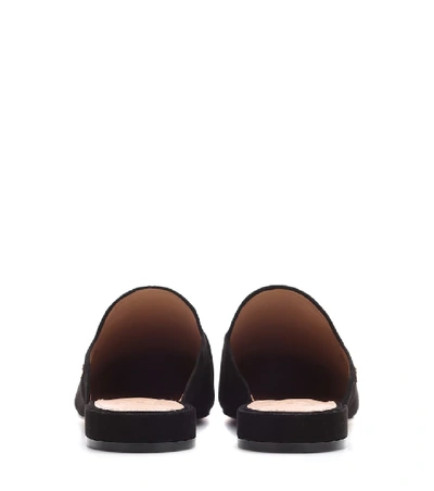 Shop Tory Burch Carlotta Suede Mules In Black