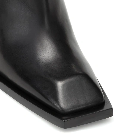 Shop Petar Petrov Sterling Leather Mules In Black