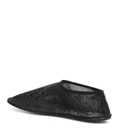 The Row Sock Ballet Flats In Black