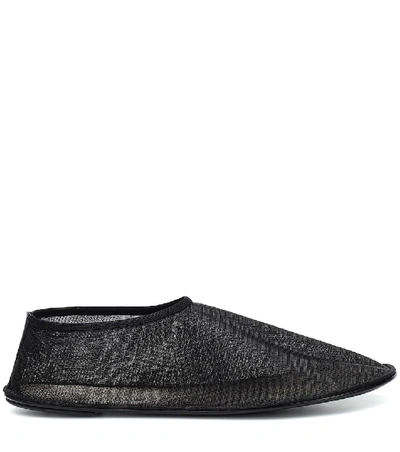 The Row Sock Ballet Flats In Black