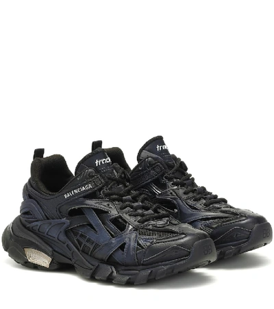 Shop Balenciaga Track Sneakers In Black