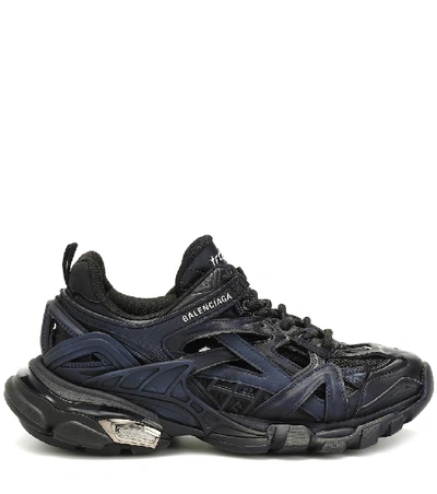 Shop Balenciaga Track Sneakers In Black