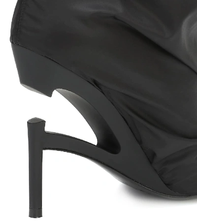 Ben Taverniti Unravel Project Unravel Project Black 100 Broken Heel Over-the-knee Boots In Black