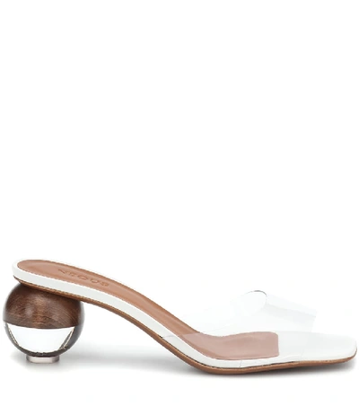 Shop Neous Opus Transparent Sandals In White