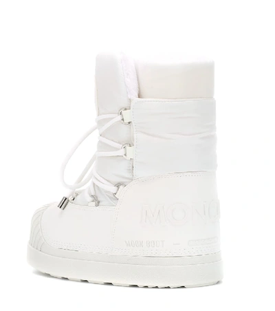 Shop Moncler X Moon Boot® Uranus Ankle Boots In White