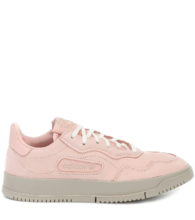 Shop Adidas Originals Sc Premiere Suede Sneakers In Pink