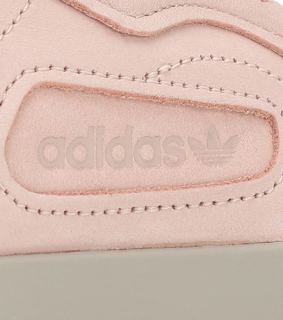 Shop Adidas Originals Sc Premiere Suede Sneakers In Pink