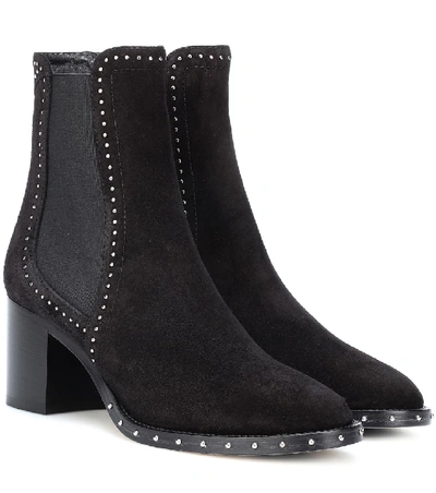 Shop Jimmy Choo Merril 65 Suede Ankle Boots In Black