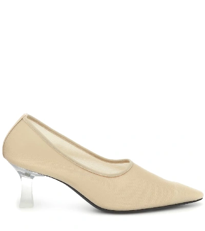 Shop The Row Sock Mesh Pumps In Beige