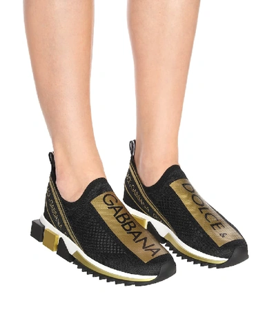 Shop Dolce & Gabbana Sorrento Sneakers In Black