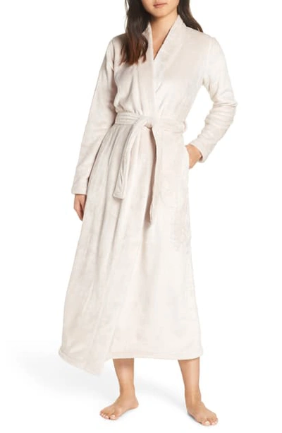 Shop Ugg Marlow Double-face Fleece Robe In Moonbeam