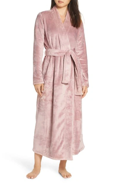 Shop Ugg Marlow Double-face Fleece Robe In Dusk