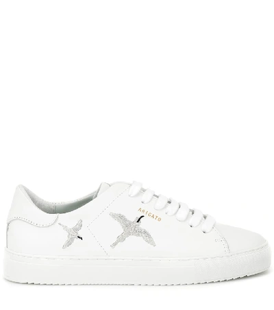 Shop Axel Arigato Clean 90 Leather Sneakers In White