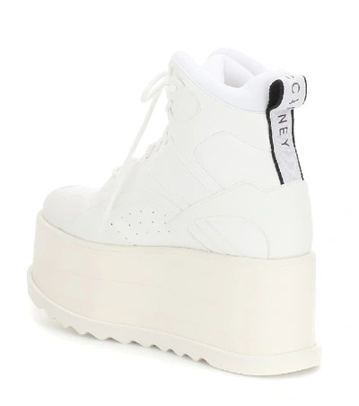 Shop Stella Mccartney Eclypse Platform Sneakers In White