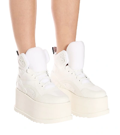 Shop Stella Mccartney Eclypse Platform Sneakers In White