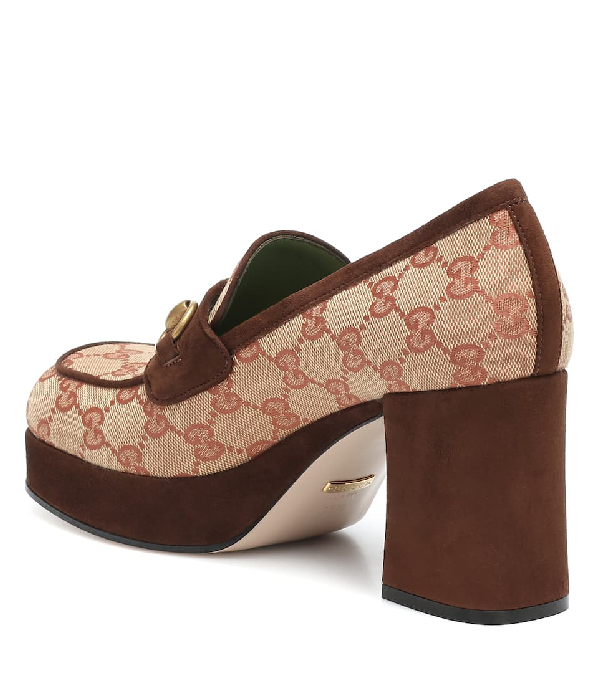 gucci houdan platform pump