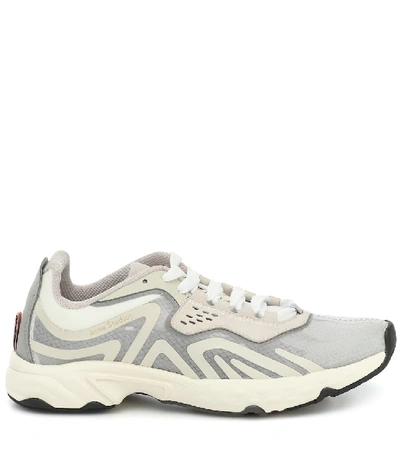 Shop Acne Studios Trail Sneakers In Neutrals