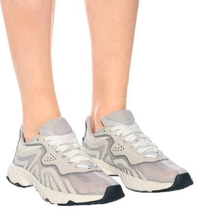 Shop Acne Studios Trail Sneakers In Neutrals