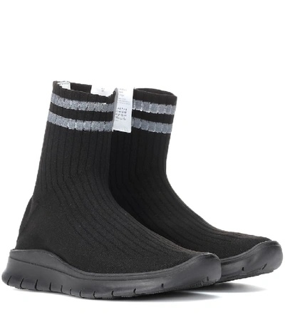 Shop Maison Margiela Sock Sneakers In Black