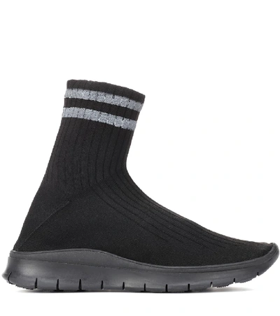 Shop Maison Margiela Sock Sneakers In Black