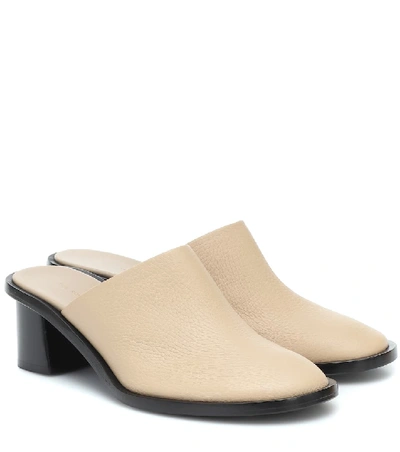 Shop The Row Teatime Clog Leather Mules In White