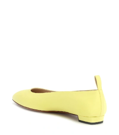 Shop The Row Lady D Ballet Flats In Yellow