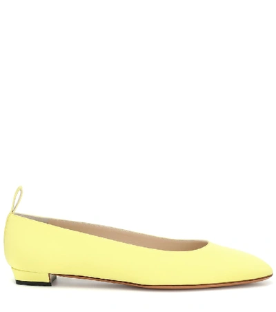 Shop The Row Lady D Ballet Flats In Yellow