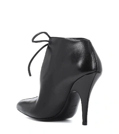 Shop Tom Ford Leather Ankle Boots In Black