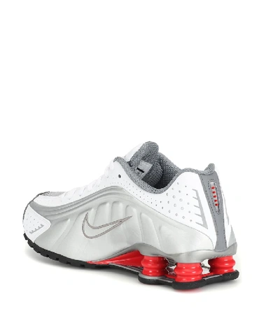 Shop Nike Shox R4 Sneakers In Silver