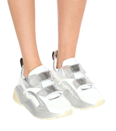 Shop Stella Mccartney Eclypse Sneakers In Metallic