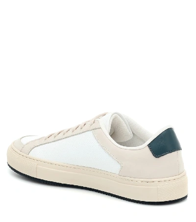 Shop Common Projects Retro Low 70's Leather Sneakers In Beige