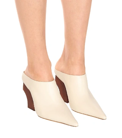 Shop Rejina Pyo Jasmin Leather Mules In White